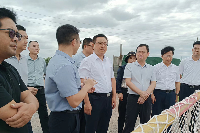 贛州市委常委、副市長何琦一行蒞臨挺進環(huán)保D5地塊土壤治理項目調研指導